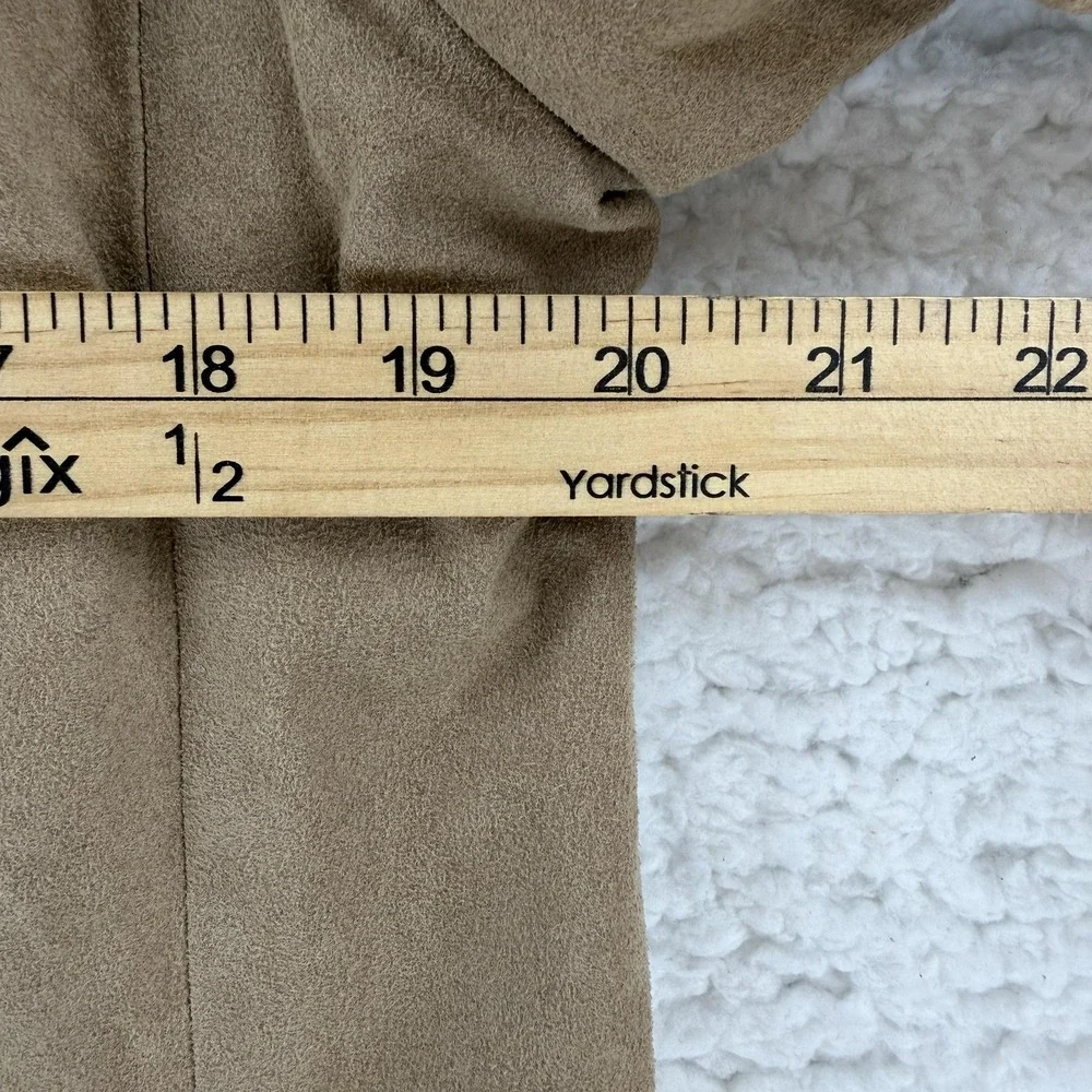 Vintage Christian Dior Sport Coat Blazer‎ Mens 40R Beige Suede USA 80s Jacket